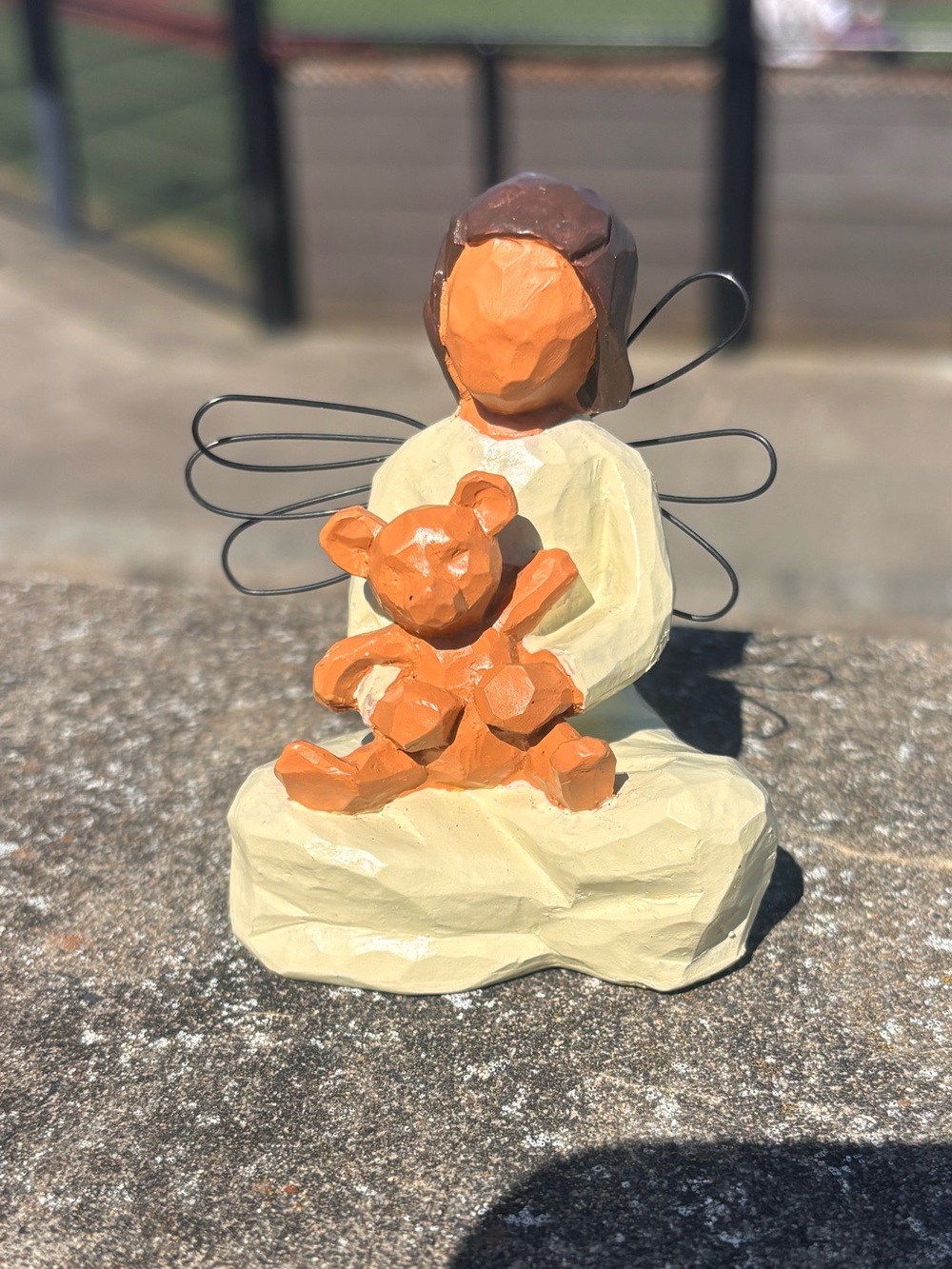 Willow Tree- Angel with Teddy Bear